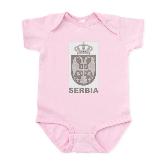 CafePress - Vintage Serbia Infant Bodysuit - Baby Light Bodysuit, Size Newborn - 24 Months