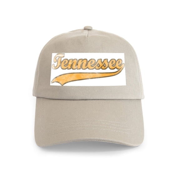 CafePress - Vintage Tennessee Cap - Adjustable 100% Brushed Unisex Casual Cotton Baseball Cap, Beige, 1