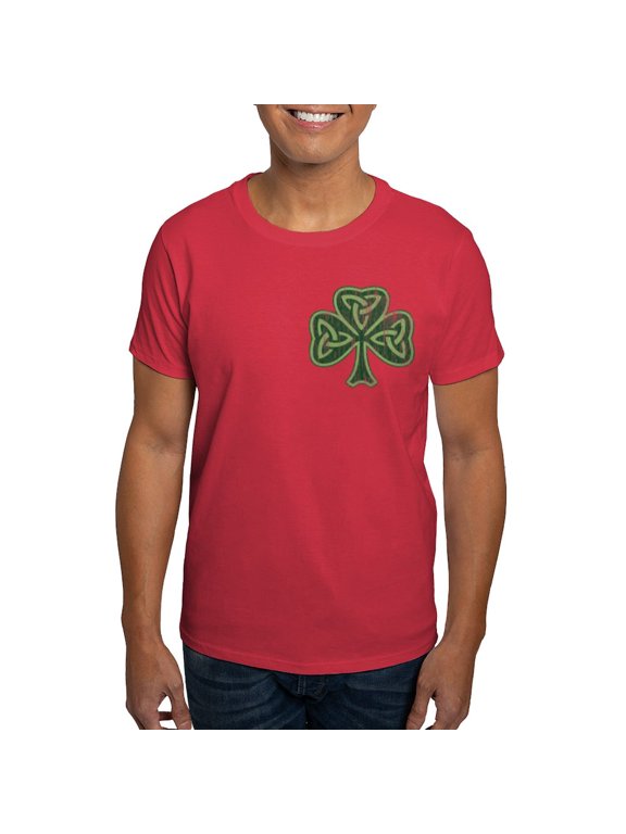- Vintage Trinity Shamrock Dark T Shirt - Men's Classic Graphic Cotton T-Shirt