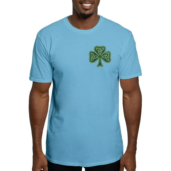 CafePress - Vintage Trinity Shamrock Fitted T Shirt - Fitted T-Shirt, Vintage Fit Soft Cotton Tee
