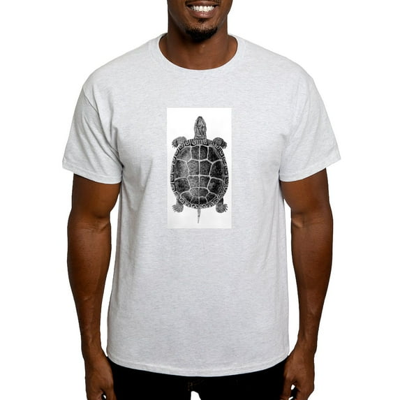 CafePress - Vintage Turtle Light T Shirt - Men's Classic Graphic T-Shirt