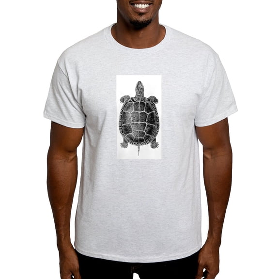 CafePress - Vintage Turtle Light T Shirt - Men's Classic Graphic T-Shirt