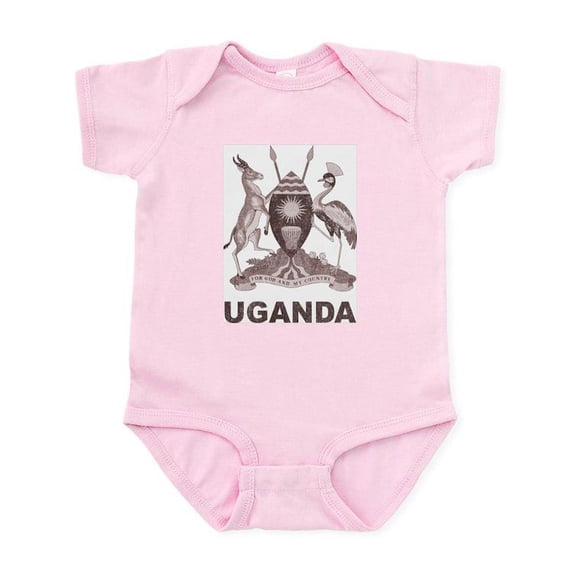 CafePress - Vintage Uganda Infant Bodysuit - Baby Light Bodysuit, Size Newborn - 24 Months