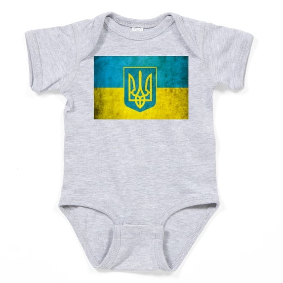 CafePress - Vintage Ukraine Flag Infant Bodysuit - Cute Infant Bodysuit Baby Romper - Size Newborn - 24 Months