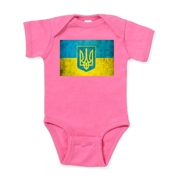 CafePress - Vintage Ukraine Flag Infant Bodysuit - Cute Infant Bodysuit Baby Romper - Size Newborn - 24 Months
