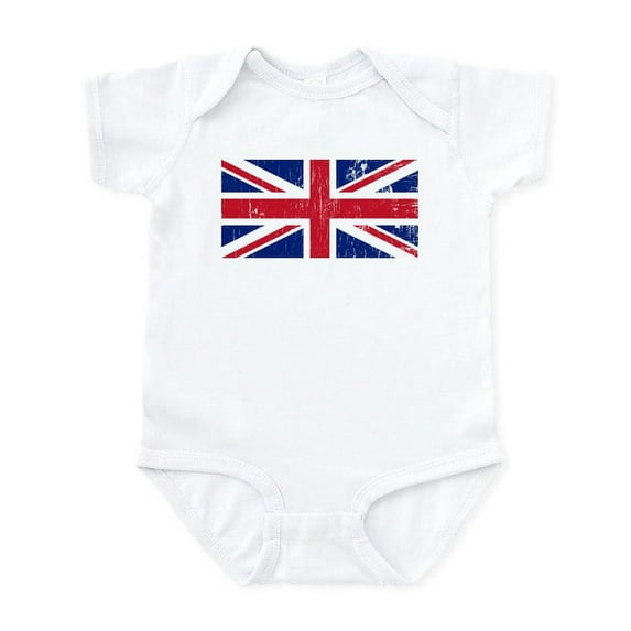 CafePress - Vintage Union Jack Infant Bodysuit - Baby Light Bodysuit, Size Newborn - 24 Months