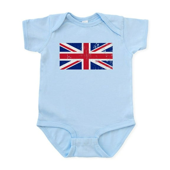 CafePress - Vintage Union Jack Infant Bodysuit - Baby Light Bodysuit, Size Newborn - 24 Months