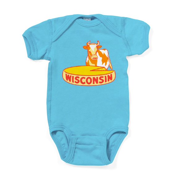 CafePress - Vintage Wisconsin Cheese - Cute Infant Bodysuit Baby Romper - Size Newborn - 24 Months