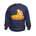 thumbnail image 1 of CafePress - Vintage Wisconsin Cheese Sweatshirt - Kids Sweatshirt, Youth Crew Neck Sweatshirt, 1 of 4