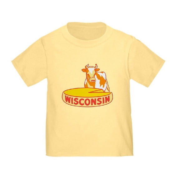 CafePress - Vintage Wisconsin Cheese T Shirt - Cute Toddler T-Shirt, 100% Cotton