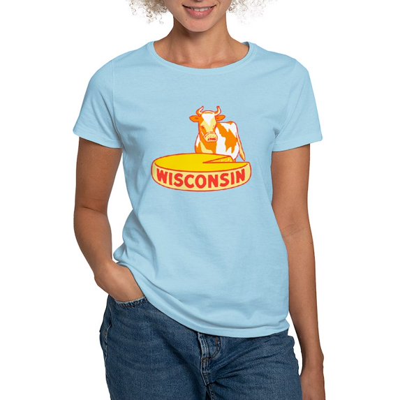 CafePress - Vintage Wisconsin Cheese T Shirt - Women's Classic T-Shirt