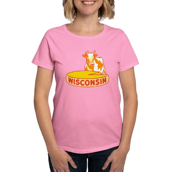 CafePress - Vintage Wisconsin Cheese T Shirt - Women's Traditional Fit Dark T-Shirt