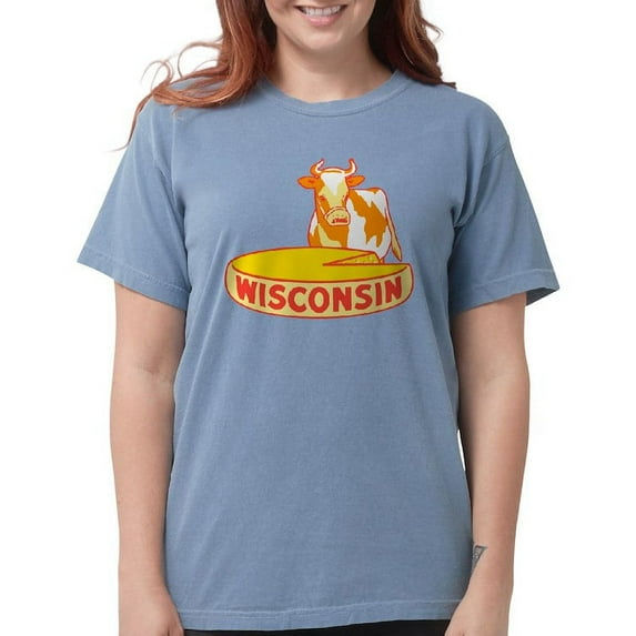 CafePress - Vintage Wisconsin Cheese T Shirt - Womens Comfort Colors® Shirt