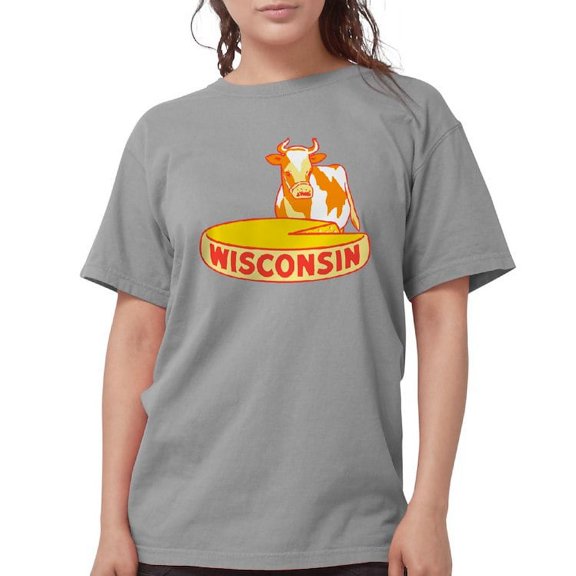 CafePress - Vintage Wisconsin Cheese T Shirt - Womens Comfort Colors® Shirt