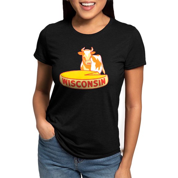 CafePress - Vintage Wisconsin Cheese T Shirt - Womens Tri-blend T-Shirt