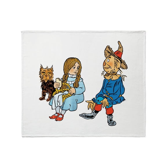 CafePress - Vintage Wizard Of Oz Throw Blanket - Soft Fleece Throw Blanket, 50"x60" for All Ages