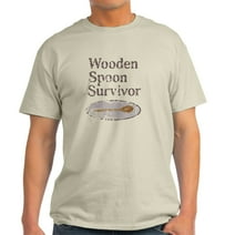 CafePress - Vintage Wooden Spoon Survivor T Shirt - Light T-Shirt - CP
