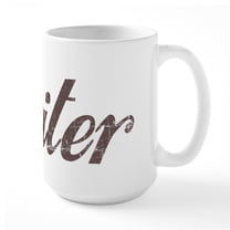 CafePress - Vintage Writer Large Mug - 15 oz Ceramic Large White Novelty Mug