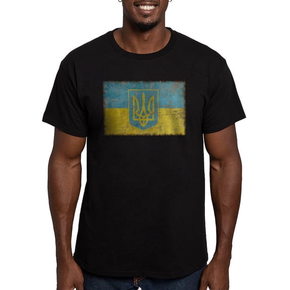 CafePress - Vintageukraine5 Men's Classic T Shirt - Men's Fitted T-Shirt