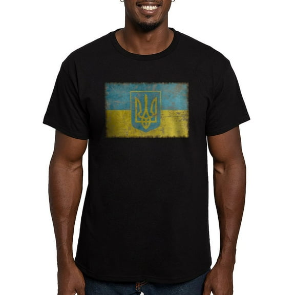 CafePress - Vintageukraine5 Men's Classic T Shirt - Men's Fitted T-Shirt