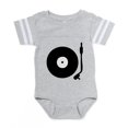 thumbnail image 1 of CafePress - Vinyl Record Turntable - Cute Infant Baby Football Bodysuit, 1 of 3