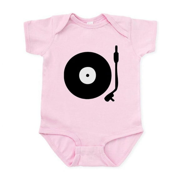 CafePress - Vinyl Turntable 1 Infant Bodysuit - Baby Light Bodysuit, Size Newborn - 24 Months