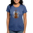 thumbnail image 1 of CafePress - Violin Swirls (For Dark C Womens Tri Blend T Shirt - Womens Tri-blend T-Shirt, 1 of 4