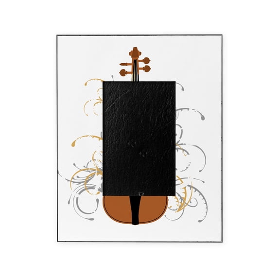 CafePress - Violin Swirls (For Dark Colours) - Decorative 8x10 Picture Frame