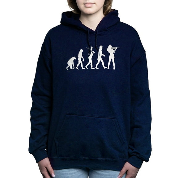 CafePress - Violinist Evolution - Pullover Hoodie, Classic & Comfortable Hooded Sweatshirt
