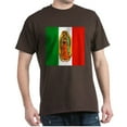 thumbnail image 1 of CafePress - Virgen De Guadalupe Mexican Flag Dark T Shirt - 100% Cotton T-Shirt, 1 of 4