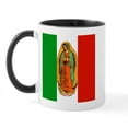 thumbnail image 1 of CafePress - Virgen De Guadalupe Mexican Flag Mug - 11 oz Ceramic Mug - Novelty Coffee Tea Cup, 1 of 3