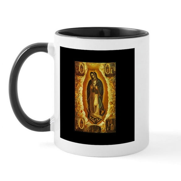CafePress - Virgen De Guadalupe Mug - 11 oz Ceramic Mug - Novelty Coffee Tea Cup