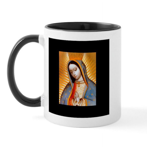 CafePress - Virgen De Guadalupe Patrone Mug - 11 oz Ceramic Mug - Novelty Coffee Tea Cup