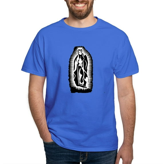 CafePress - Virgin Of Guadalupe Dark T Shirt - Men's Classic Graphic Cotton T-Shirt