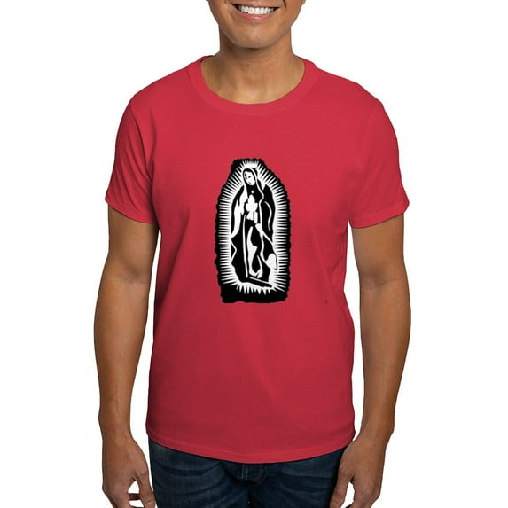 CafePress - Virgin Of Guadalupe Dark T Shirt - Men's Classic Graphic Cotton T-Shirt