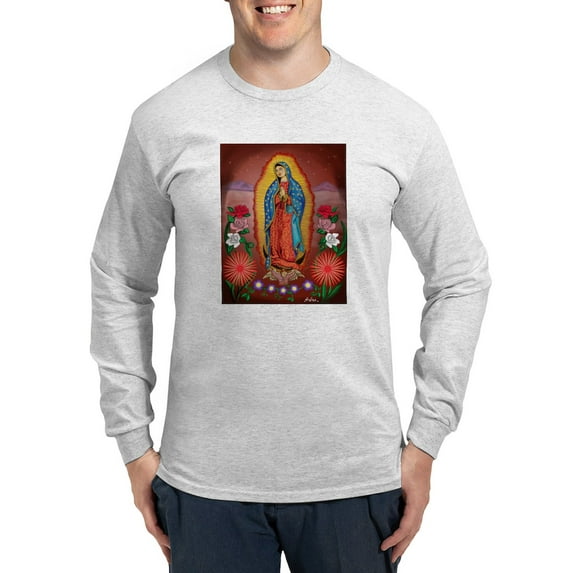 CafePress - Virgin Of Guadalupe Long Sleeve T Shirt - Unisex Cotton Long Sleeve T-Shirt