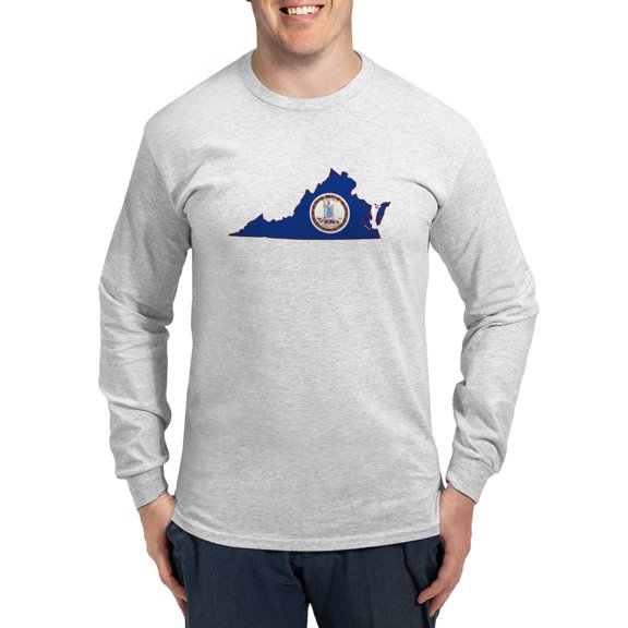 CafePress - Virginia Flag Long Sleeve T Shirt - Unisex Cotton Long Sleeve T-Shirt