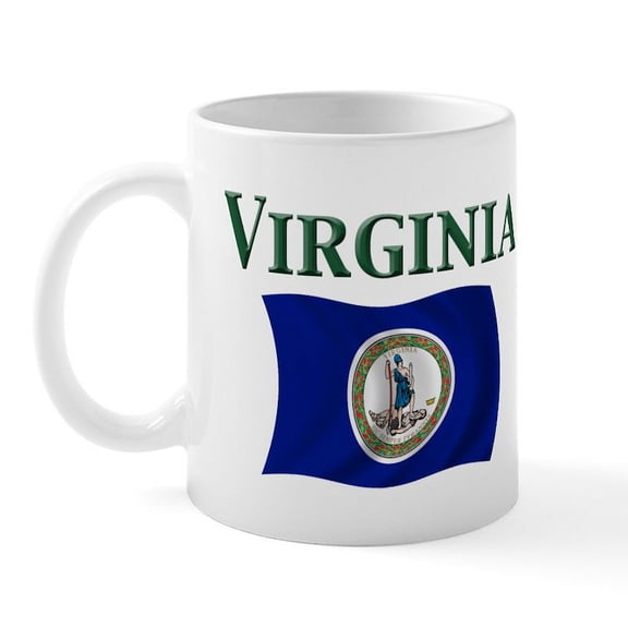 CafePress - Virginia State Flag Mug - 11 oz Ceramic Mug - Novelty Coffee Tea Cup