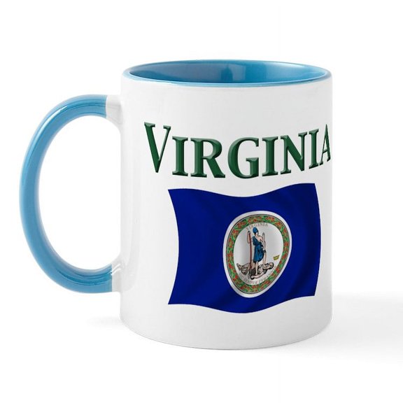 CafePress - Virginia State Flag Mug - 11 oz Ceramic Mug - Novelty Coffee Tea Cup