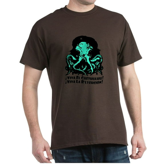 CafePress - Viva El Chethulhu Classic T Shirt - Men's Classic Graphic Cotton T-Shirt