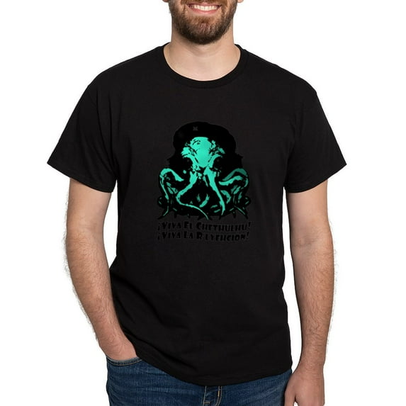 CafePress - Viva El Chethulhu Classic T Shirt - Men's Classic Graphic Cotton T-Shirt
