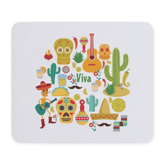 CafePress - Viva Mexico Mousepad - Non-slip Rubber Mousepad, Gaming Mouse Pad