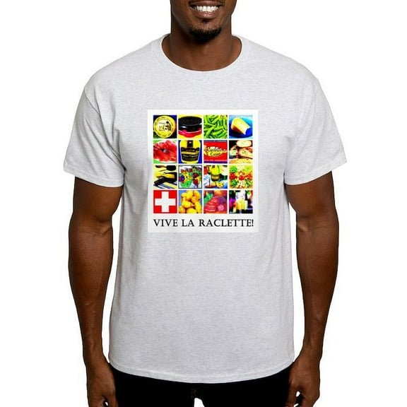 CafePress - Vive La Raclette! Light T Shirt - Men's Classic Graphic T-Shirt