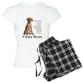 thumbnail image 1 of CafePress - Vizsla Mom Pajamas - Women's Short Sleeve Print T-Shirt and Pants Light Cotton Pajama Set, 1 of 7