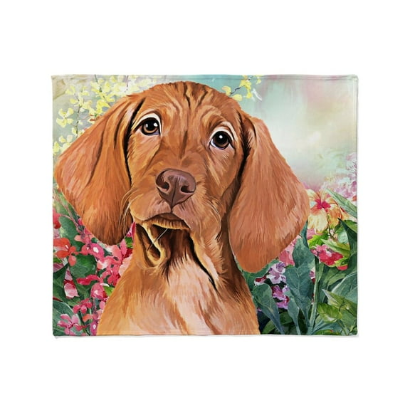 CafePress - Vizsla Painting Throw Blanket - Soft Fleece Throw Blanket, 50"x60" for All Ages