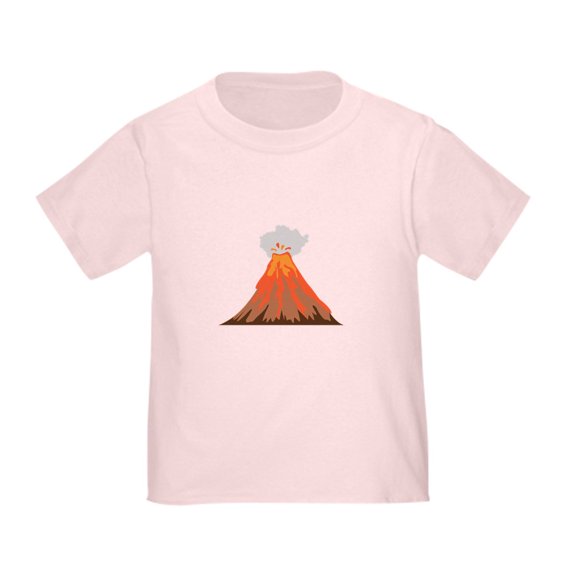 CafePress - Volcano T Shirt - Cute Toddler T-Shirt, 100% Cotton
