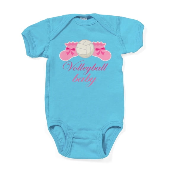 CafePress - Volleyball Baby Gift - Cute Infant Bodysuit Baby Romper - Size Newborn - 24 Months