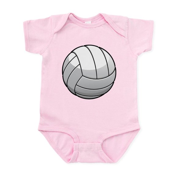 CafePress - Volleyball Gifts Body Suit - Baby Light Bodysuit, Size Newborn - 24 Months