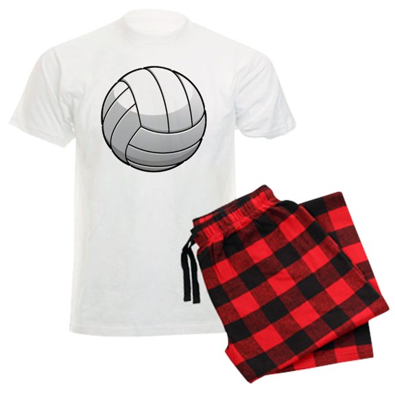 CafePress - Volleyball Gifts Pajamas - Men's Light Loose Fit Cotton Pajama Set