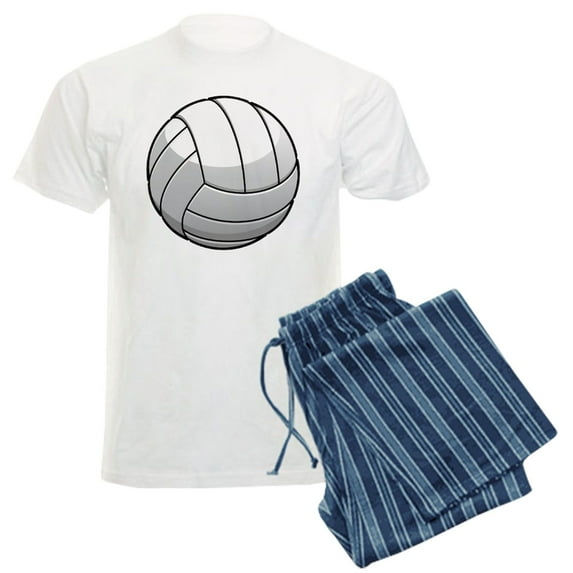 CafePress - Volleyball Gifts Pajamas - Men's Light Loose Fit Cotton Pajama Set